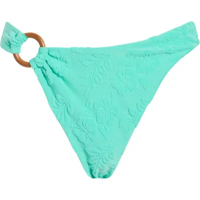 Dippin Daisys Dive In High Waist Bikini Bottoms In Green