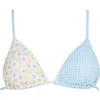 Dippin Daisys Emilia Triangle Bikini Top In Multi