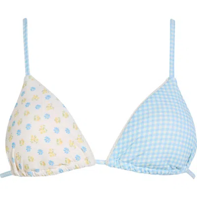 Dippin Daisys Emilia Triangle Bikini Top In Multi