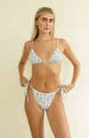 Dippin Daisys Emilia Triangle Bikini Top In Palermo