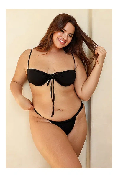Dippin Daisys Emma Underwire Bikini Top In Black, Women's At Urban Outfitters