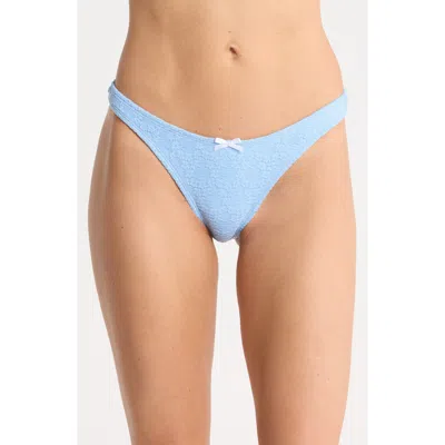 Dippin Daisys Everly Lace Bikini Bottoms In Blue