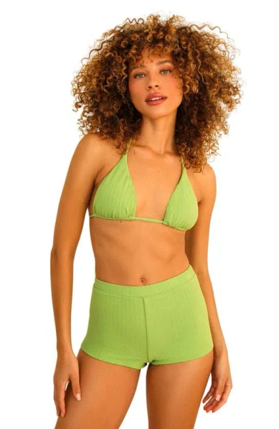 Dippin Daisys Farrah Elastic Waist Short In Avocado