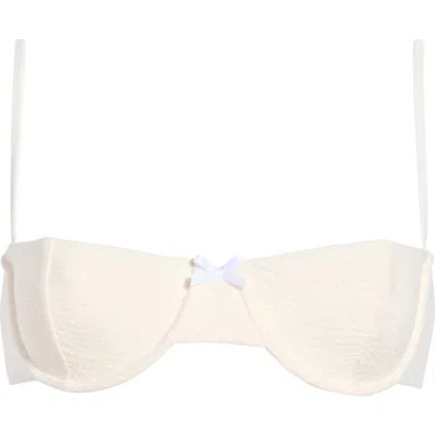 Dippin Daisys Feyre Bikini Top In Cloud Dancer