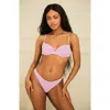 Dippin Daisys Gigi Underwire Bikini Top In Lavender