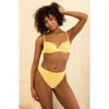 Dippin Daisys Gigi Underwire Bikini Top In Sunshine
