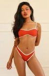 Dippin Daisys West Coast Underwire Top In Pin-up Dot