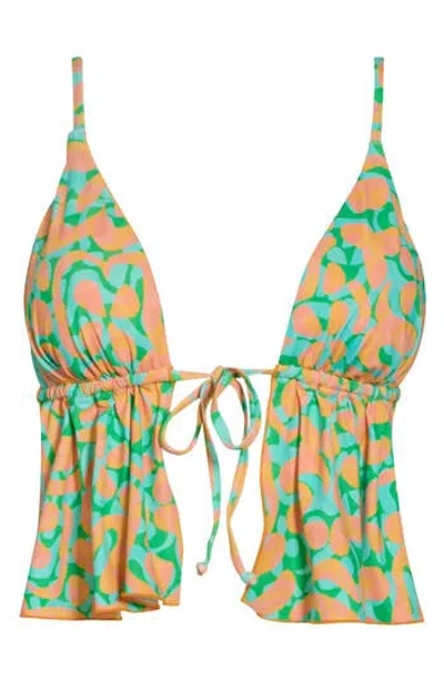 Dippin Daisys Goldie Tankini Bikini Top In Primavera