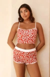 Dippin Daisys Hanalei Tankini Top In Lilo/white