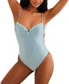 Dippin Daisys Happy Life Back Bow One Piece In Baby Blue