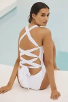 Dippin Daisys Happy One-piece Swimsuit In White