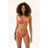 Dippin Daisys Hudson Bandeau Bikini Top In Flame