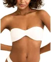 Dippin Daisys Hudson Bandeau Bikini Top In White
