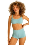 Dippin Daisys Farrah Elastic Waist Short In Surf Rider