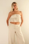 Dippin Daisys Kenna Crop Top In Natural