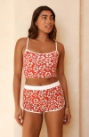 Dippin Daisys Kona Shorts In Lilo/white