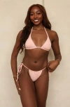 Dippin Daisys Lana Triangle Bikini Top In Pink