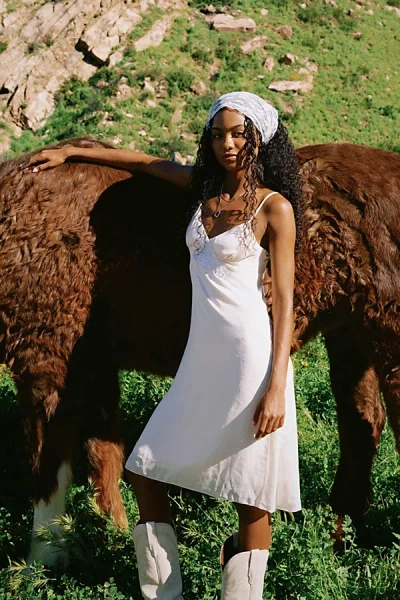 Dippin Daisys Last Sail Dress In Dove, Women's At Urban Outfitters In White