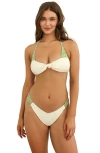 Dippin Daisys Le Plage Triangle Bikini Top In White