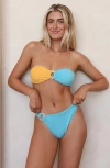 Dippin Daisys Lotus Bandeau Bikini Top In Multi