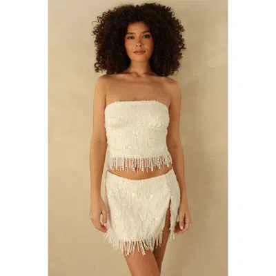 Dippin Daisys Love On The Rocks Top In White