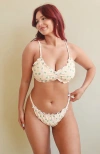 Dippin Daisys Lucca Cheeky Bikini Bottom In Oliva