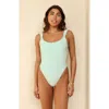 Dippin Daisys Lydia One Piece In Bleached Aqua