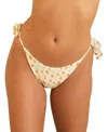Dippin Daisys Mia Cheeky Bikini Bottom In Clementine