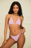Dippin Daisys Mia Cheeky Bikini Bottom In Lilac