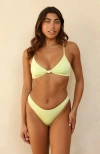 Dippin Daisys Nocturnal Cheeky Bikini Bottom In Butterfly