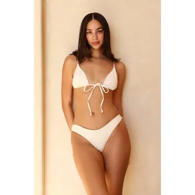 Dippin Daisys Nocturnal Cheeky Bikini Bottom In Dove