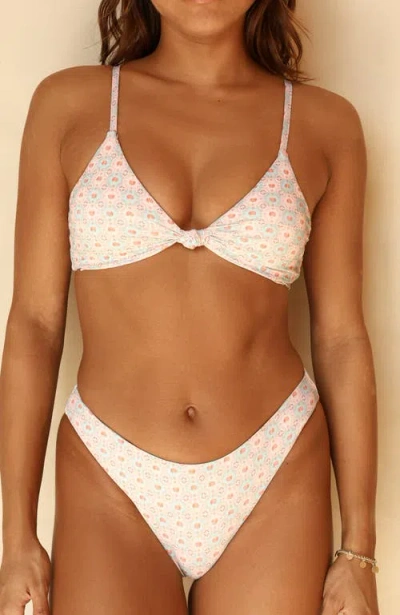 Dippin Daisys Nocturnal Cheeky Bikini Bottom In Seashell Siren