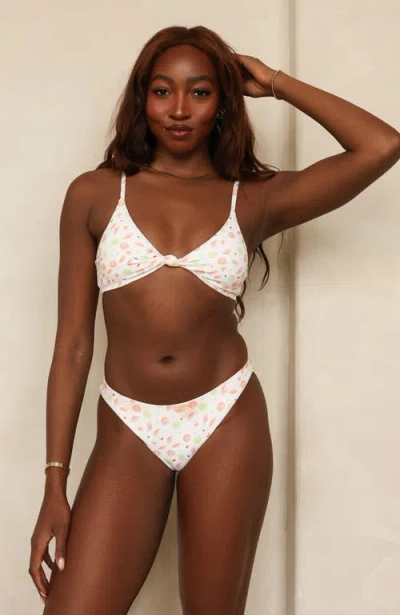 Dippin Daisys Nocturnal Cheeky Bikini Bottom In Underwater Garden