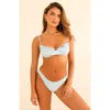 Dippin Daisys Nocturnal Cheeky Swim Bottom In Gray