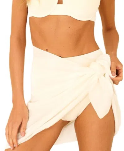 Dippin Daisys Nomad Sarong Cover-up In White