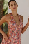 Dippin Daisys Open Front Halter Top In Multi