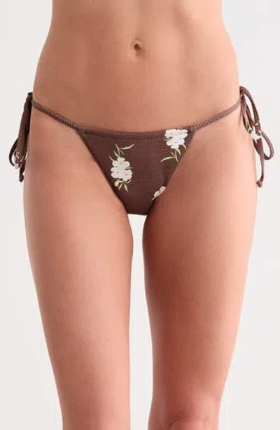 Dippin Daisys Paris Side Tie Bikini Bottoms In Multi