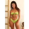 Dippin Daisys Pia Bandeau Bikini Top In Olive Green