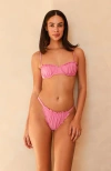 Dippin Daisys Primrose Underwire Bikini Top In Tropical Punch