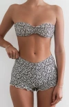 Dippin Daisys Rebel Shorts In Gray