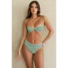 Dippin Daisys Rory Underwire Bikini Top In Green