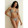 Dippin Daisys Runaway Triangle Bikini Top In Wild Child