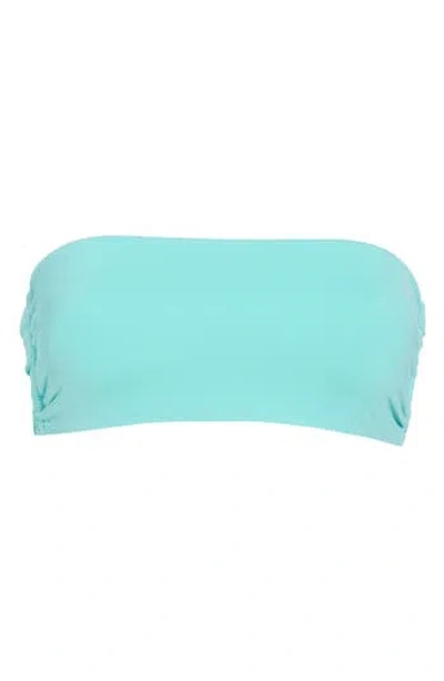 Dippin Daisys Rush Strapless Bikini Top In Aquamarine