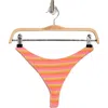Dippin Daisys Seaport Bikini Bottoms In Horizontal Sorbet