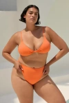 Dippin Daisys Seashore Bikini Bottoms In Orange