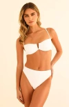 Dippin Daisys Seashore Bottom In White Rib