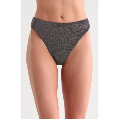 Dippin Daisys Seashore High Waist Bikini Bottoms In Blue