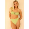 Dippin Daisys Seashore High Waist Cheeky Bikini Bottom In Amalfi