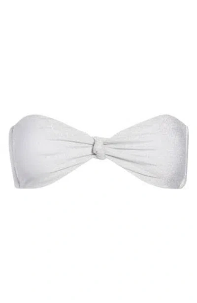 Dippin Daisys Shay Bandeau Bikini Top In White