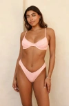 Dippin Daisys Siena Thong Bikini Bottom In Blossom